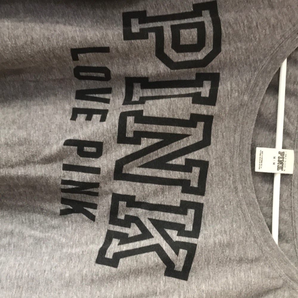 Grey, Pink by victoria secrets Long sleeve
